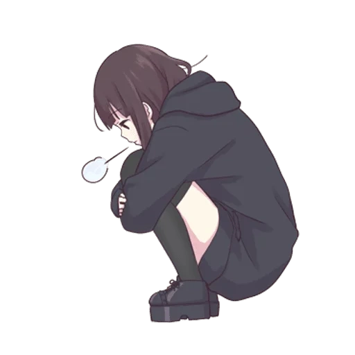 menher chan, anime chan ist traurig, anime zeichnungen von mädchen, traurige anime zeichnungen, trauriges anime mädchen