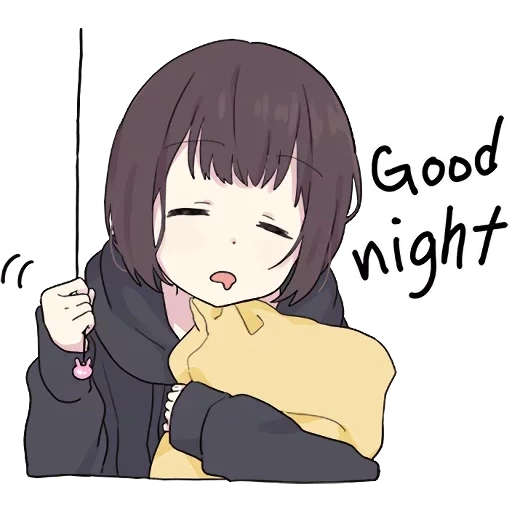 abb, menhera chan, anime cute, menhra chen schläft