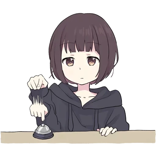figura, manhola chen, menhera chan, animação kayako chan, motivo de menina de anime