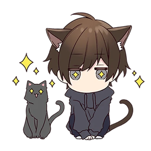 chibi kun, meoher kun, mener kun, linda anime, desenhos anime fofo