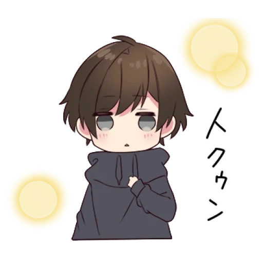 менхера кун, menhera-kun stickers чиби, menhera kun, рисунок, чиби