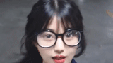 chica, mujer, marco de gafas, gafas coreanas, gafas coreanas