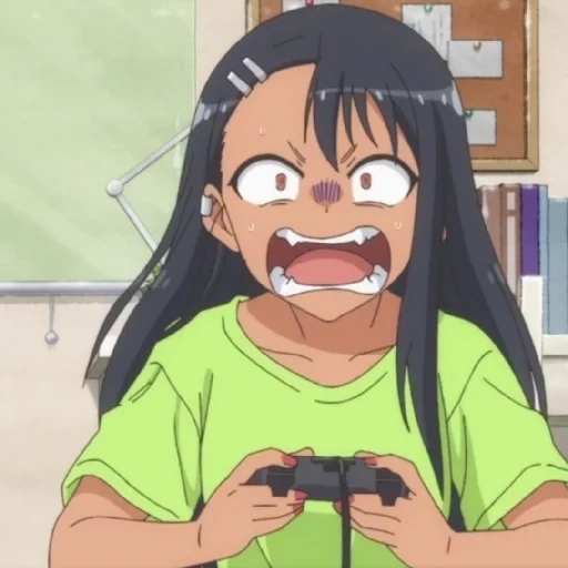 foto, consultório, nagatoro, anime crazy, personagens de anime