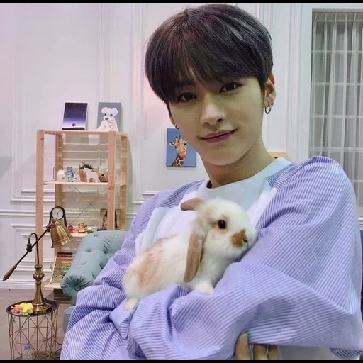 минхо stray kids заяц, ли мин хо stray kids boyfriend material, ким джису, минхо, красивый мальчик