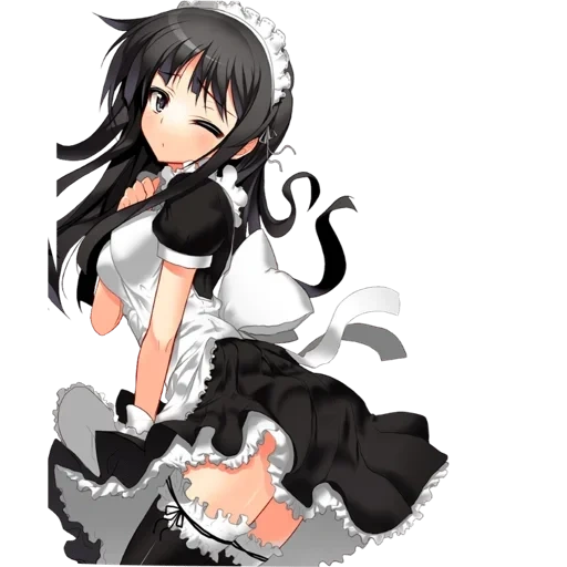 maid, searle's maid, anime maid, maid qundre, akiyama miyo's maid