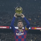 pesan, barcelona, lionel messi, lionel messi cup, messi golden ball 2020