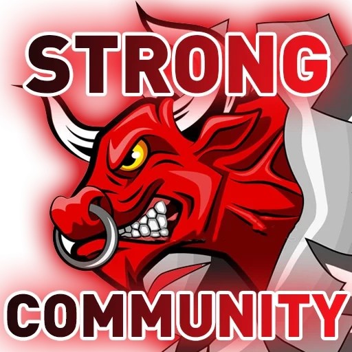 clan, sign, clan sign, bull red, red bull mascot