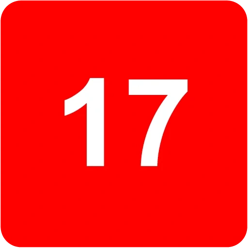 number, логотип, темнота, ред раунд 95.5, номер семнадцать