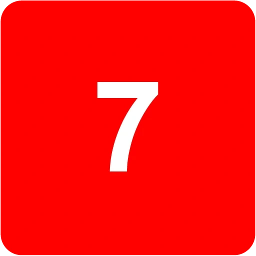 angka, 7v auf, 7 template, nomor futase, template nomor 7