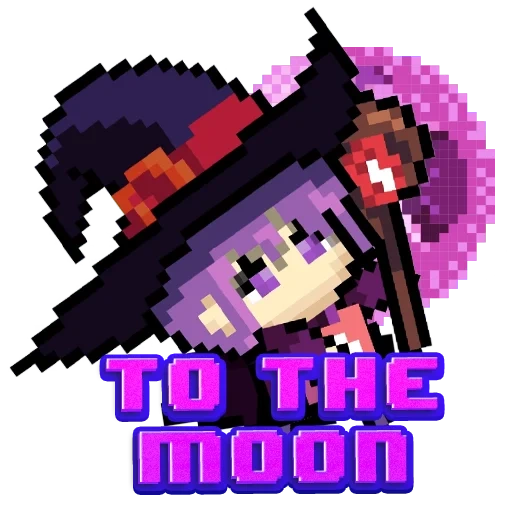 pixel art, personaggi anime, halloween eliza, witch pixel art, caratteri pixel