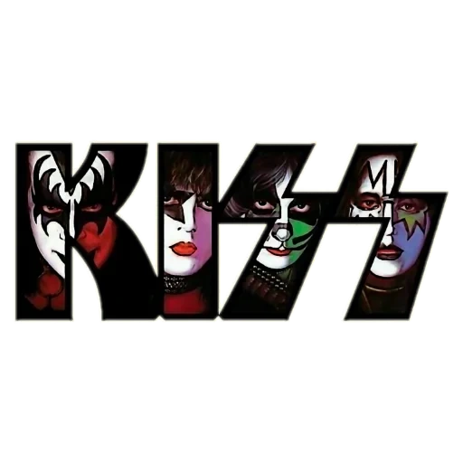 kiss, signe du groupe kiss, logo, groupe kiss 1979, symbole de baiser du groupe