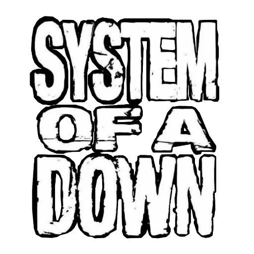 system of a download group logo, system of a download logo, text, logo of the soad, soad emblem