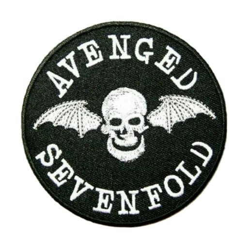 avenged sevenfold patch, teh kebangkitan orang mati, teh chevron dari kebangkitan orang mati, strip, dari kebangkitan orang mati dan kehidupan baklans abad berikutnya