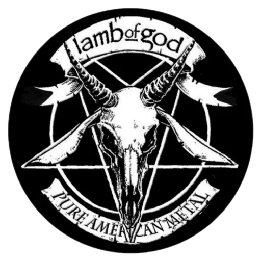 pentagram satan avec une chèvre, satan bafomet satan, baphomet, pur agneau en métal américain de dieu, bafomet 666