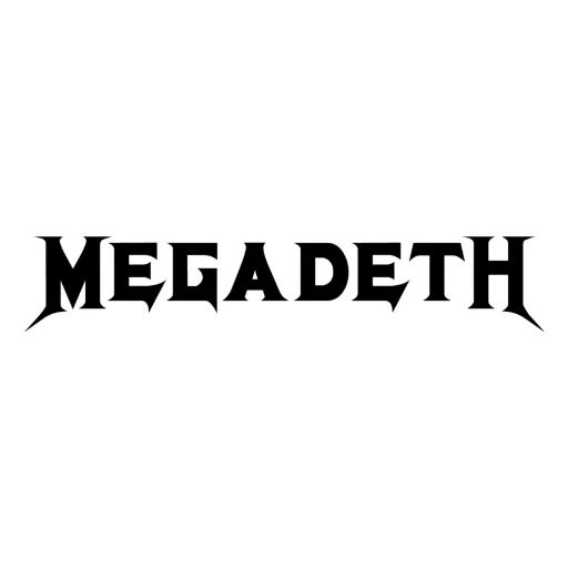 megadeth logo del gruppo, iscrizione megadeth, font megadeth, megadeth, logo megadeth