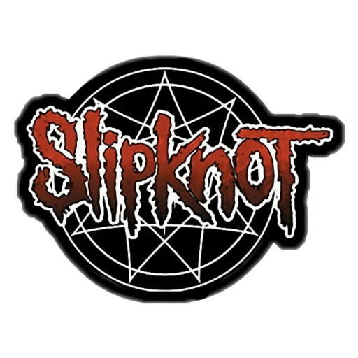 slipknot logo, logo slipknot, slipknot, gruppo slipknot logo stampa, spear adesivi slipknot