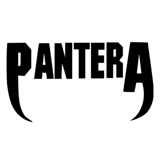 pantera group logo, pantera logo, pantera rock group logo tanpa latar belakang, pantera group, grup pantera emblem