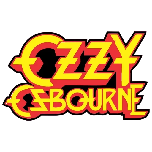 ozzy osbourne sticker, logo lake oszi osborn, ozzy osbourne logo, logo lakes, ozzy osbourne color logo of the group