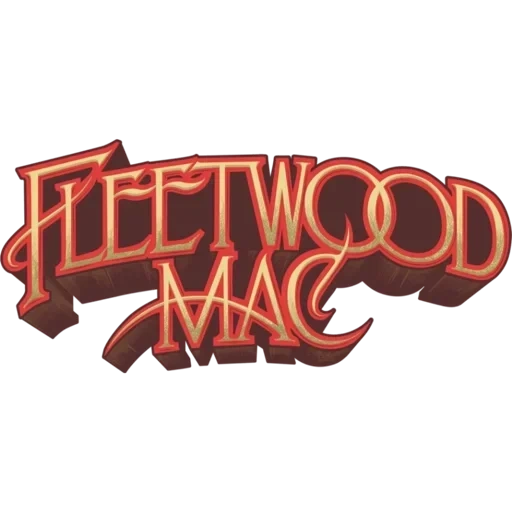 jack greenwood, fleetwood mac 50 anni don stop 5lp, rock logo, logo, testo