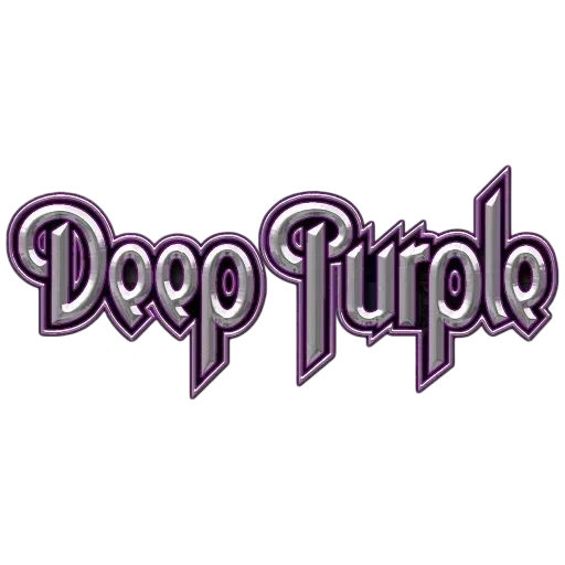 logo de profondeur pourpre, groupe de logo pourpre deep, deep purple, dip perpler logo, deep purple 3