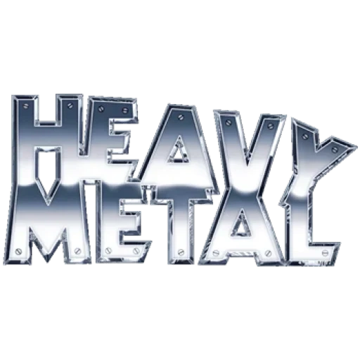 hery meta, hevi metal logo, 40 the greatest metal-sand of all time, metal logo, havvi metal