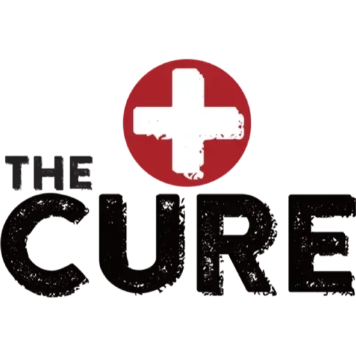 the cure logo, boost team donetsk, logo, pharmacy sign, english text