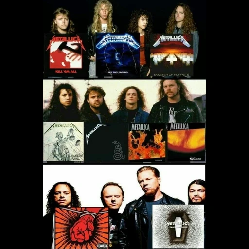 metallica, группа металлика хеви метал, metallica 60, metallica 9, metallica дискография