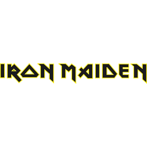 iron maiden лого, iron maiden шрифт, логотип iron maiden, наклейки iron maiden, iron maiden логотип группы