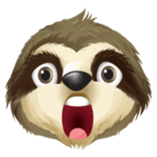 a sloth, toys, muzzle, expression sloth, sloth 512*512
