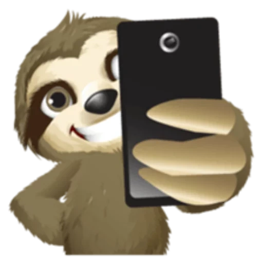 a sloth, sloth toy, sloth smiling face, sloth 512*512, sloth plush toy