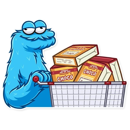 печеньковый монстр стикеры, cookie monster стикеры телеграмм, коржик, игрушки, мягкие игрушки