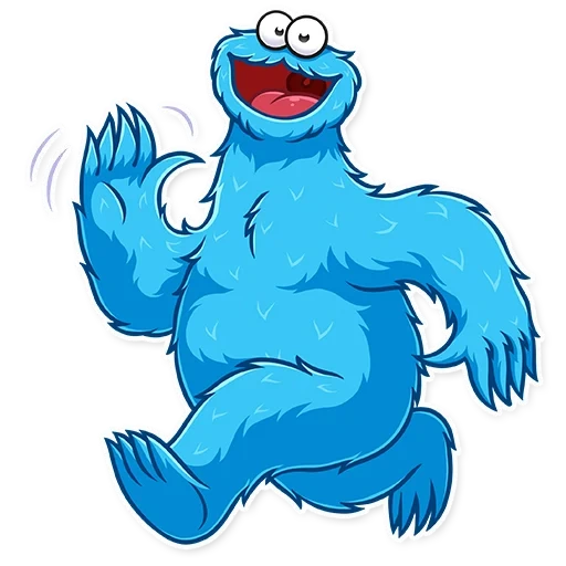 cookie monster стикеры телеграмм, печеньковый монстр стикеры, cookie monster стикеры, cookie monster наклейки, telegram sticker