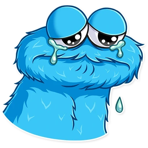 cookie monster стикеры телеграмм, печеньковый монстр стикеры, набор стикеров, стикеры, коржик