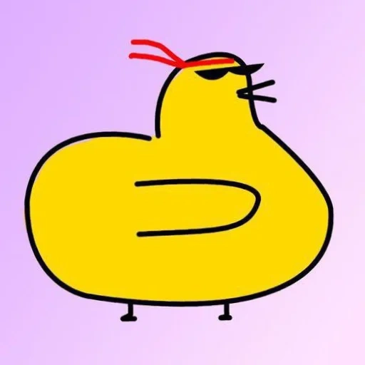 young man, people, chicken, yellow bird, cartoon bird