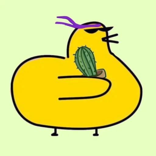 cat, illustration, dudu pear, bird cartoon, cartoon bird