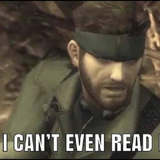 big boss, serpiente sólida, big boss mgs, gran jefe mgs 3, mgs cropped memes