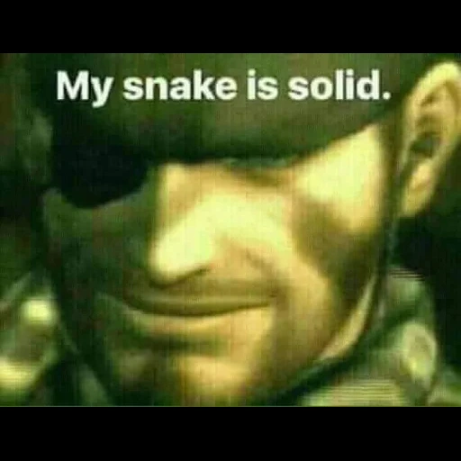 snake eater, metal gear solid, solid snake smile, serpentine metal gear solid 3 smile, metal gear solid 4 guns the patriots