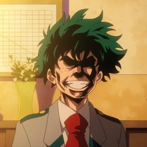 izuku midoria, hero academy, la mia eroica accademia, anime my heroic academy, midoria izuku è una faccia onnipotente