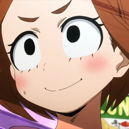 uraraka, uraraka sudah mati, ochako uraraka, karakter anime, anime uraraka ochako