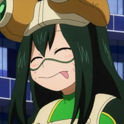 asui, akii, tsuyu asui, ahli estetika akii majing, my hero academy