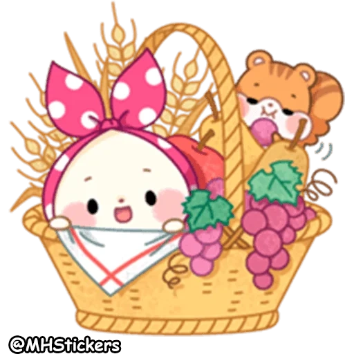 clipart, kitty kuromi sanrio, panier de lapin de pâques, panier de décoration de lapin clipart, bonne saint-valentin belle lapin