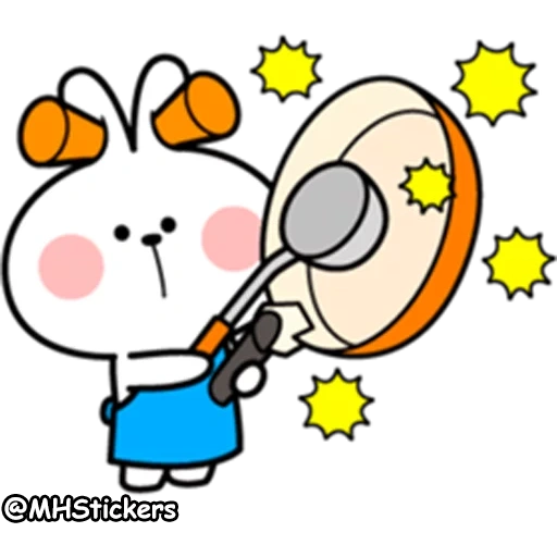 clipart, rabbit sneppi, coelho mimado, cartoon network