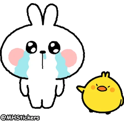 rabbits pu, rabbit sneppi, spoiled rabbit, rabbit is a cute drawing, cute rabbits