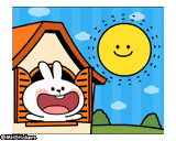 Rabbit Rabbit & Smile Happy Day