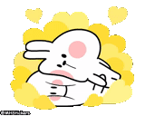 rabbit, characters, cute drawings, kind rabbit words