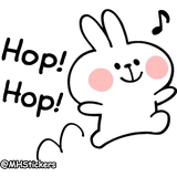 @MHStickers Spoiled Rabbit Onomatopee