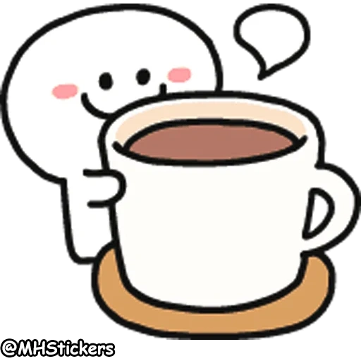 coffee, kawai morning, lovely coffee, coffee cup, cartoon coffee