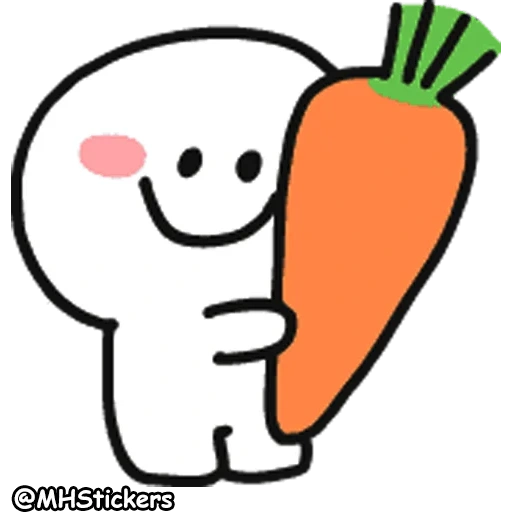 carrot, immagini di kavai, tatuaggio di carota, cartoon carota, modello di coniglio carino