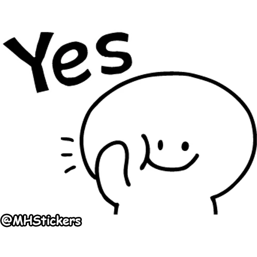 memes, yes logo, yes i do, dialogue yes, emoji without a background