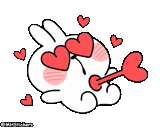 love, rabbit, clipart, love, the drawings are cute